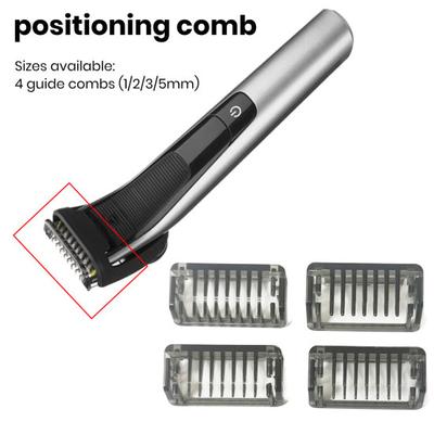 1/2/3/5 MM Kılavuz Tarak Philips Tek Bıçak QP2520 QP2530 QP2630 QP2620 Elektrikli Düzeltici Tıraş Makinesi Eki Konumlandırma Tarak Aracı Değiştirme