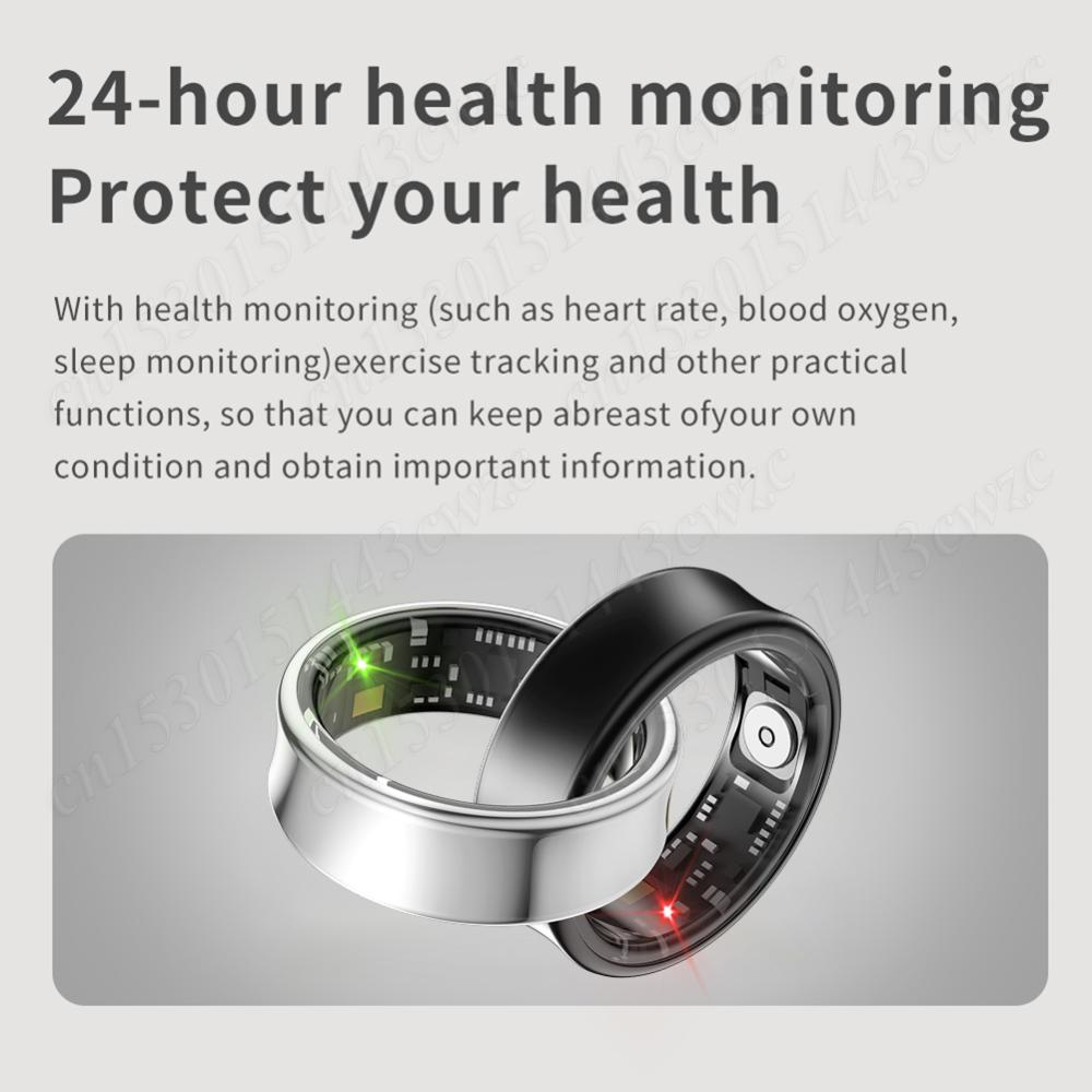 SR05 Smart Ring Health Fitness Rings Bluetooth 5.1 Sport Health Ring Multi-sport Modes Heart Rate Blood Oxygen Sleep Monitor