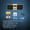 30W Wireless Bluetooth Dual Microphone Karaoke Portable 3D Stereo Speaker TV Family KTV Dedicated Configuration Set