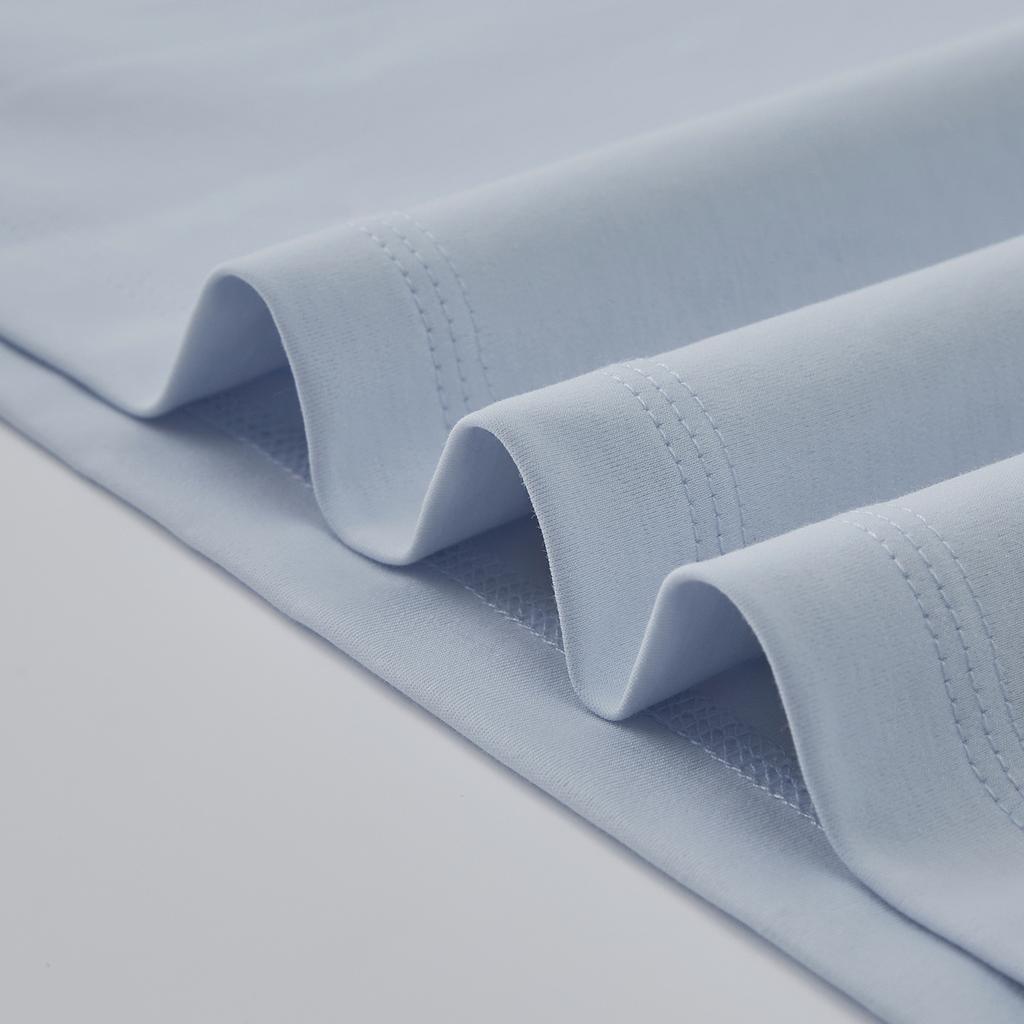 Spring and Summer Original Yarn Double Silk Light Comfortable Elastic Breathable T-shirt