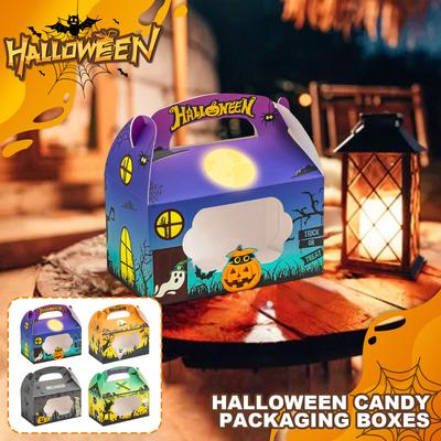 Halloween Candy Box Halloween Handbag Box Hand-held Gift Box