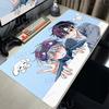 Comic Couple Cute Anime A-alien Stage Pattern Mouse Pads Anti-slip Locking Edge Thickened Desktop Mats Large Comfort Gaming Rugs