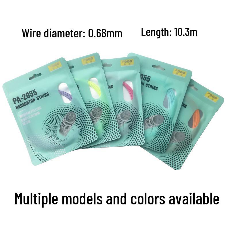 

Jiyi PA-2055 0.68mm High Elastic Durable Badminton Racket String озеро синього кольору