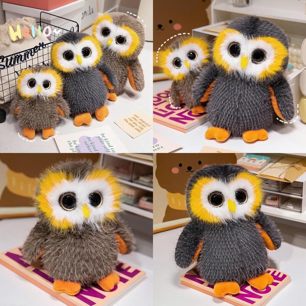 Eyed Big Owl Plush Toy Cute Cartoon Girl Children Sleeping Soothing Gift Doll