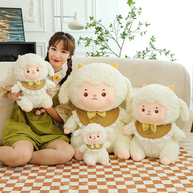 Cute Cloud Sheep Plush Toy For Girls Ideal For Sleeping And Cuddling Wholesale Birthday Gift