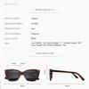 ZENOTTIC Women Butterfly Acetate Custom Prescription Sunglasses Shadow Sunscreen Polarized UV400 Protection Myopia Progressive