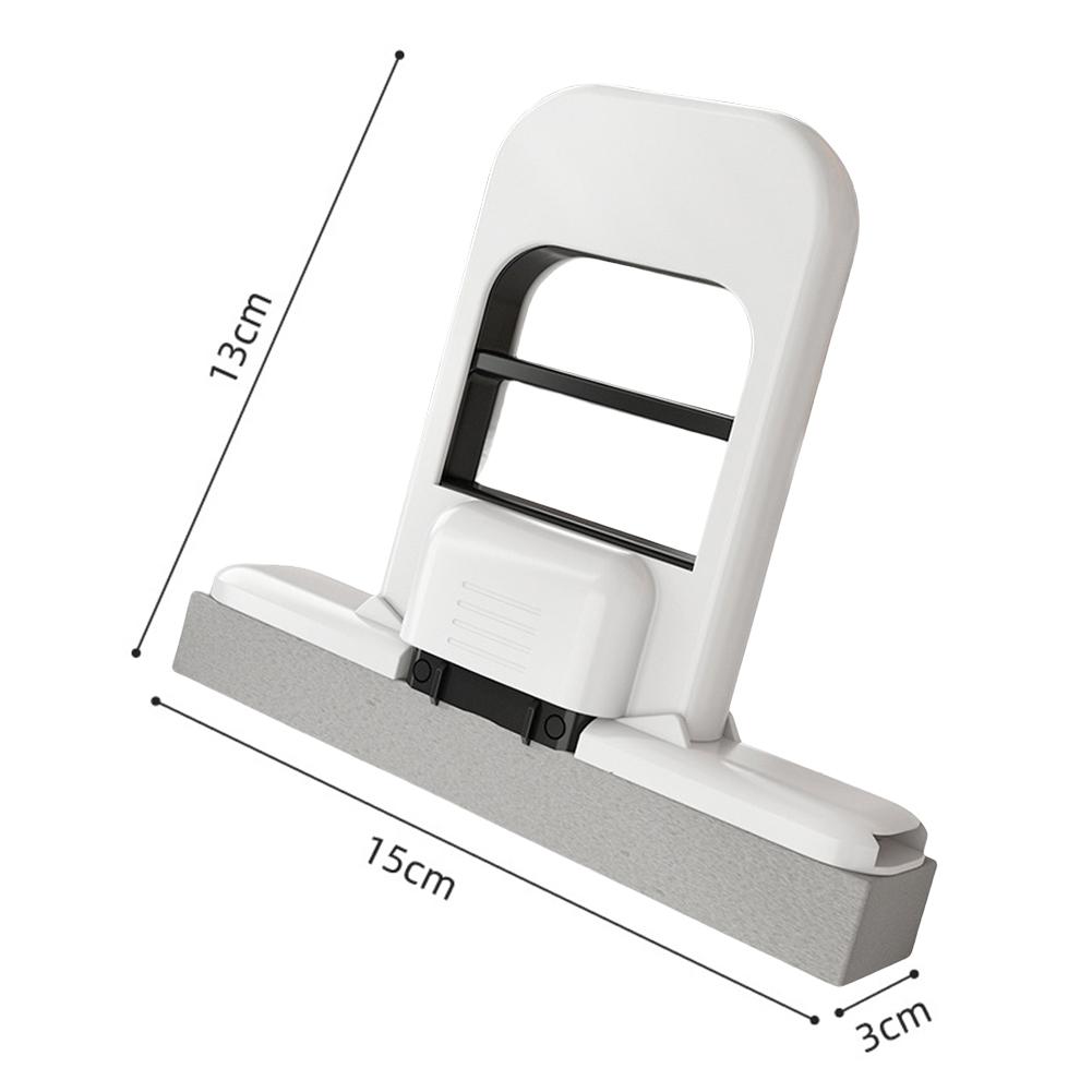 Handheld Mini Foldable Desktop Mop w/ Super Absorbent Head Sponge Cleaning Tool for Bathroom Kitchen Desktop Glass Living Room