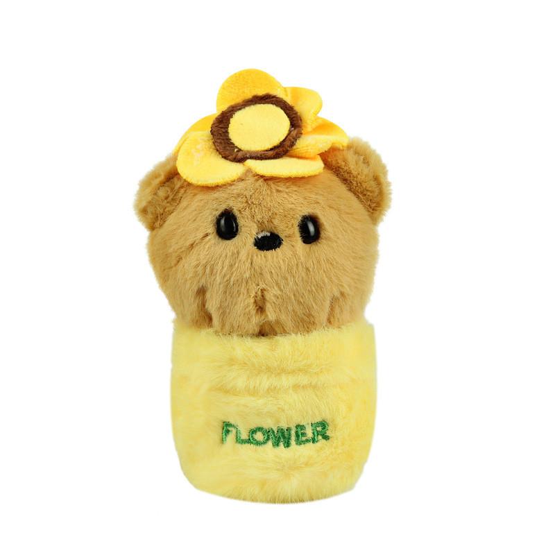 Animal Plush Delightful Keychain Bunny And Bear Cute Potted Accessories Plant