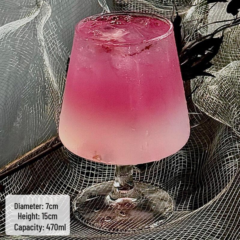 ZISIZ Handcrafted Glass Beverage Cup