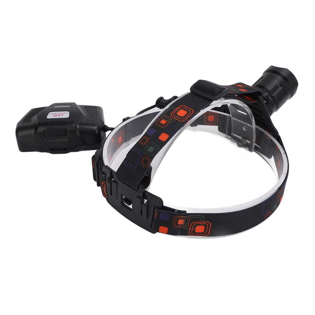 LED Headlamp High Power Adjustable Angle Telescopic Focus Waterproof Headlight for Outdoor Hiking Construction P70 LED