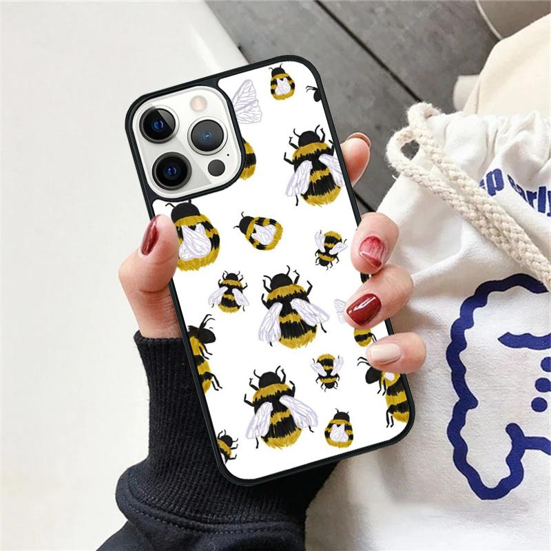 Bee Bumblebee Phone Case For iPhone 17 Air 15 16 Cover 11 13 14 Pro Max 12 Plus Max Fundas