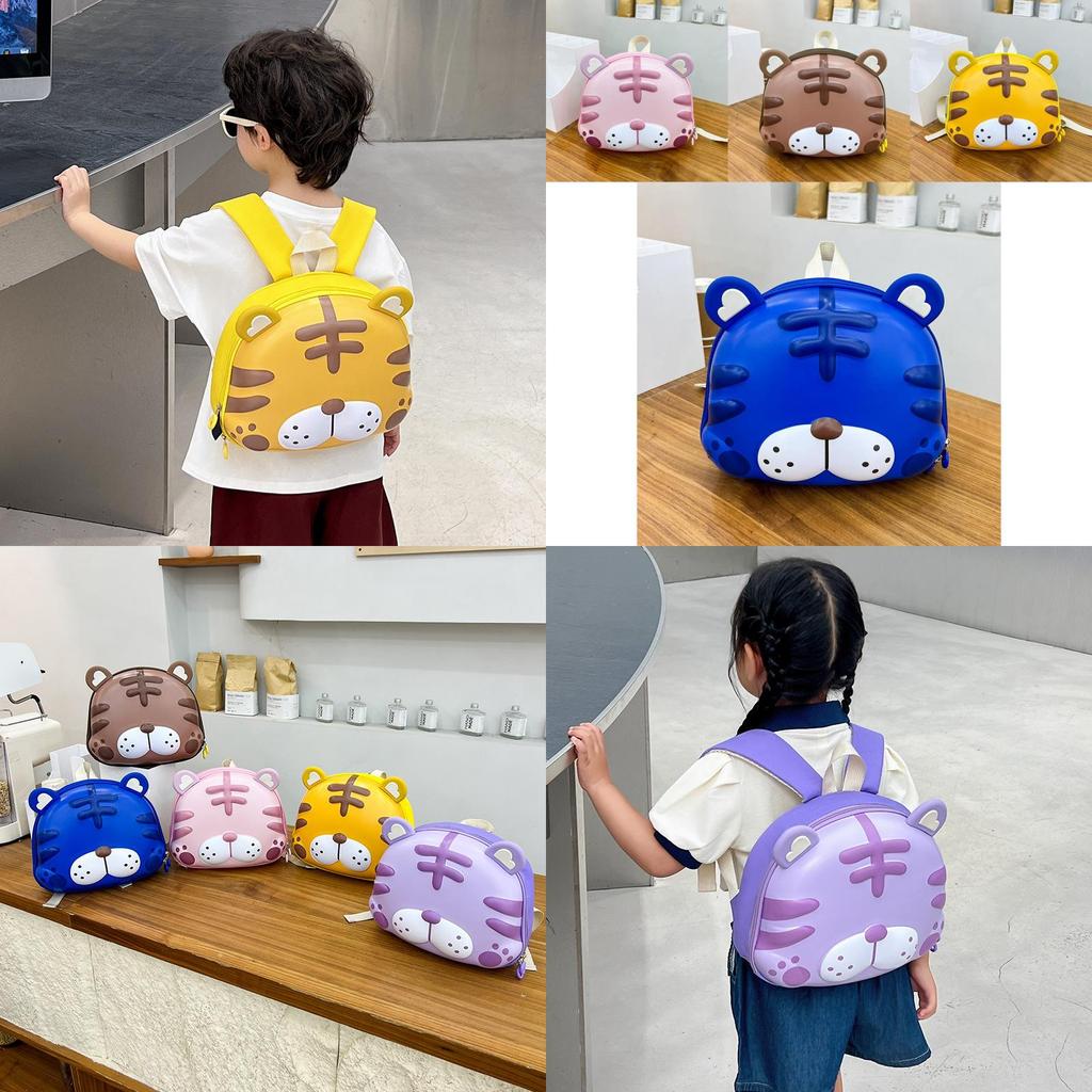 Colorful Bunny Design Eva Childrens Backpack With Curved Shoulder Straps