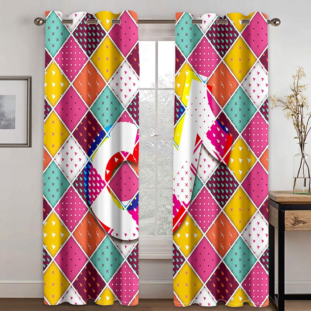 3D Bohemian Style Mandala Curtains 2 Panel Luxury Living Room Bedroom Den Kitchen Home Decor Curtains