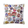 Saiki K Full Set Square Pillow Case Cushion Cover Fashion Polyester Decorative Pillowcase for Car