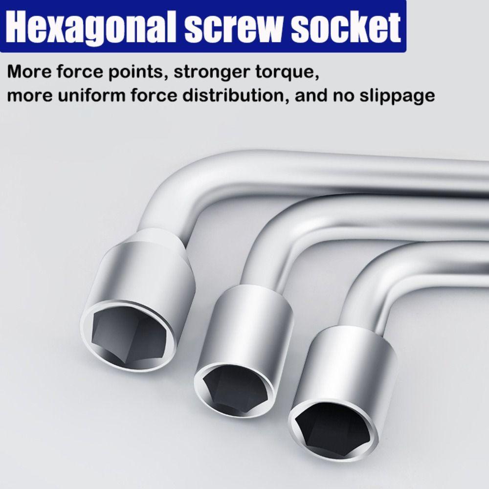 L Type L Type Tire Wrench 17/19/21mm Spare Tire Wrench Standard Tool Socket Repair Tool Car Repair