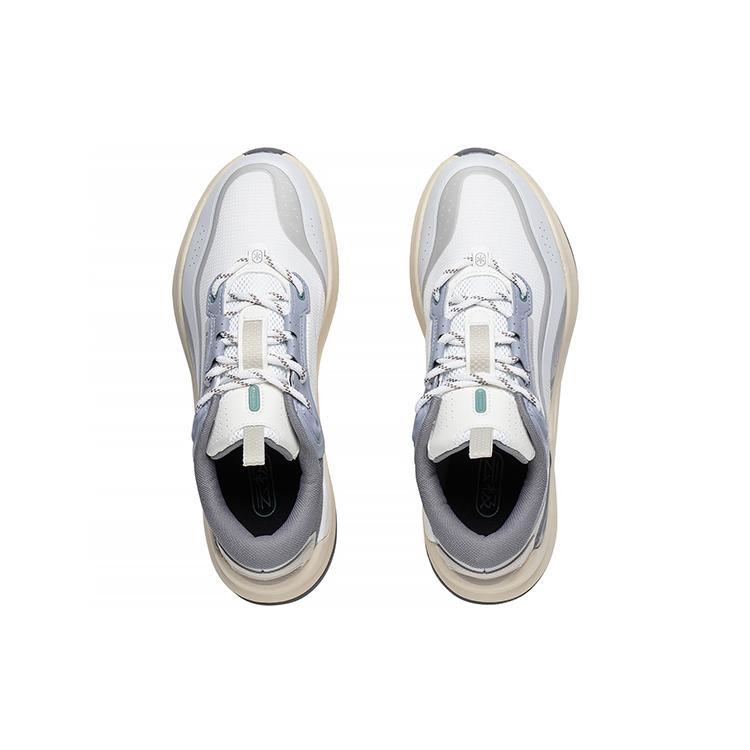 Li Ning Yun Ji Textile, Synthetic Leather, TPU Cushioning Slip Resistant Breathable Low top Sports Casual Shoes Men's AGLS107-2