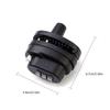 Anti-theft Security Lock UniversalMountain Bike Lock Black Password Key Lock Cycling Durables Safety Supplies