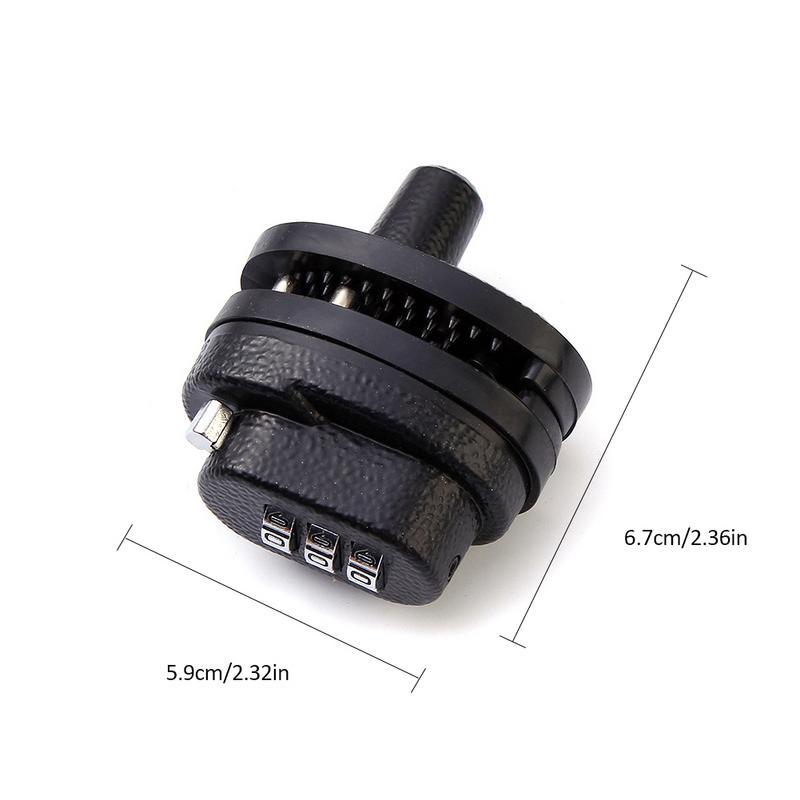 Anti-theft Security Lock UniversalMountain Bike Lock Black Password Key Lock Cycling Durables Safety Supplies