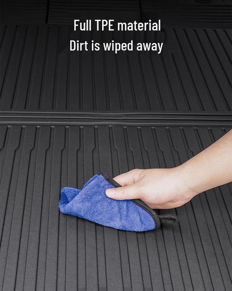 Tesla Kofferraum-integrierte Matte - Aktualisiertes Zubehör für Kofferraum & Rücksitzlehne des Model Y/3