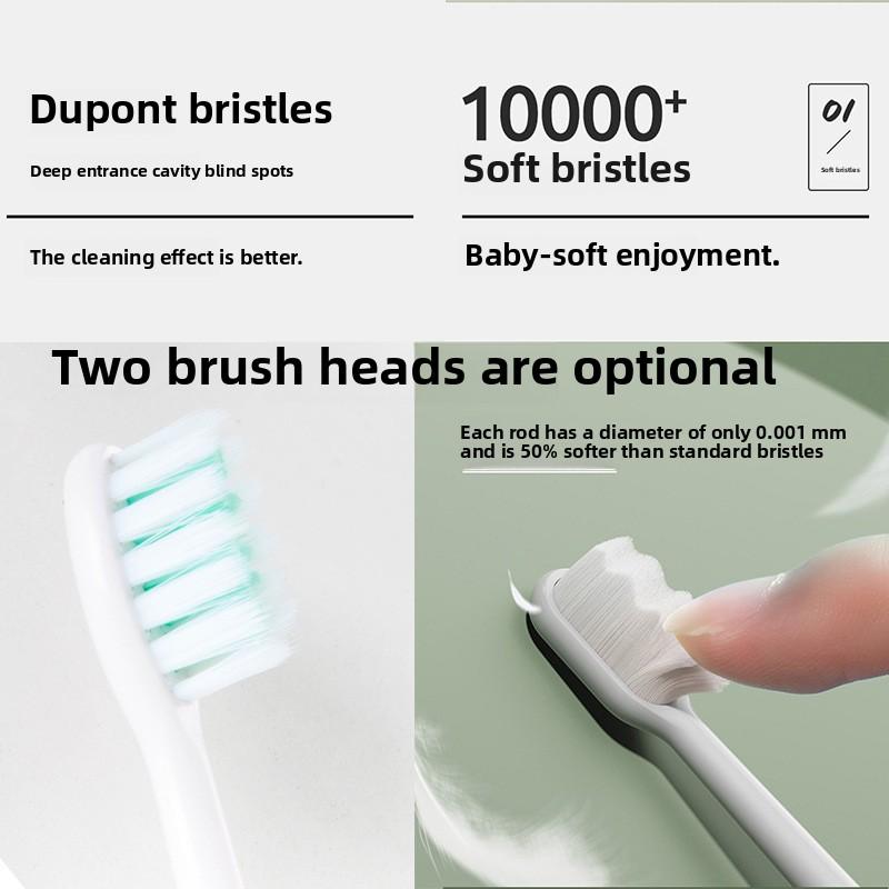Electric Toothbrush, Rechargeable Model, Universal for Adults and Children, Couple Model, Household Portable Sonic Toothbrush Set.