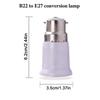 B22 to E27 Lamp Holder Converter holder Bayonet to Screw Lamp Light Socket Bulb Base Spliter Extension Adapter LED Corn Bulb