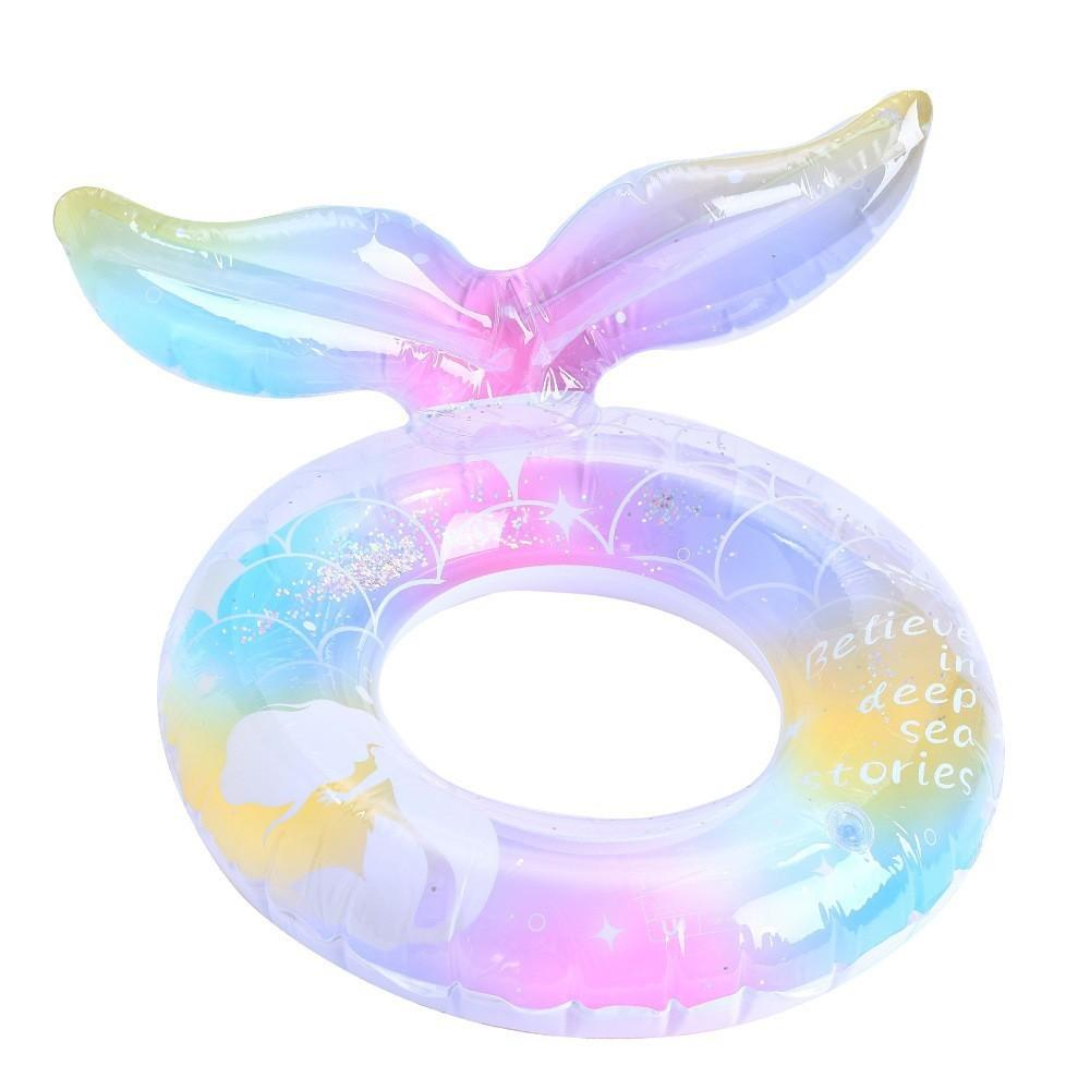 Bow Rabbit Ears Wings Mermaid Unicorn Design Thickened Swimming Ring Kid For