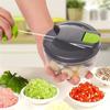 Manual Garlic Chopper Hand Pull String Vegetable Cutter Multifunctional Onions Mincer Ginger Fruits Nuts Kitchen Food Processor