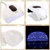Lampa do paznokci hybryd żeli uv sun 19 mini lcd dual led 72w usb manicure