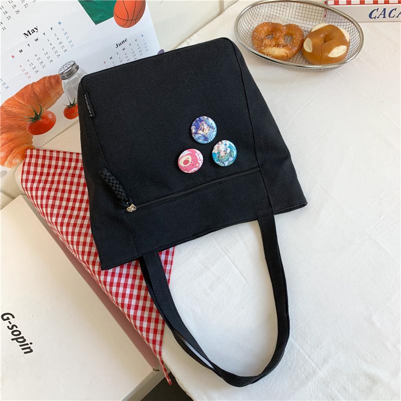 Canvas Bag Women's 2025 New Bag Shoulder Bag Handbag Premium Tote Bag Cloth Bag Student
