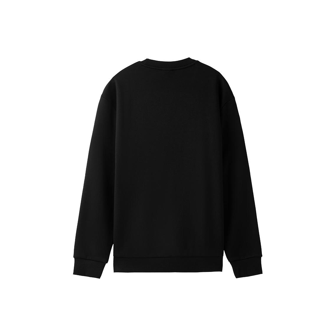 

Li-Ning Трендовый пуловер с круглым вырезом, спортивный, повседневный, удобный, универсальный, простой, модный, яркий, флисовый, теплый свитшот, унисекс, AWDVG99-1 S