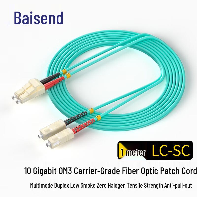 

Bosande OM3 10 Gigabit Multimode Fiber Patch Cable 1m