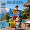 Das Abenteuer-Strandtuch des Bauherrn, Superweiche Mikrofaser, Perfektes Geschenk für Sie/Ihn, Geburtstag, für Pool, Strand, Reisen, Dekoration Strandparty