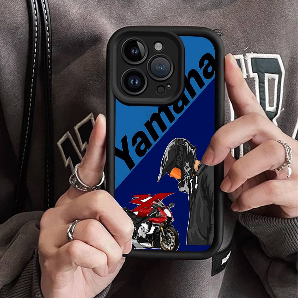 Etui na telefon Motocykl Klasyczne LOGO Y-YAMAHAS Dla IPhone 17 16 E 15 14 13 12 11 Pro Max Plus Tylna Pokrywa