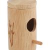 Holz Kolibri Haus Vogel Futterhaus Wetterfest Außen Garten Hof Hängend Kleiner Vogel Futterhaus Dekoration