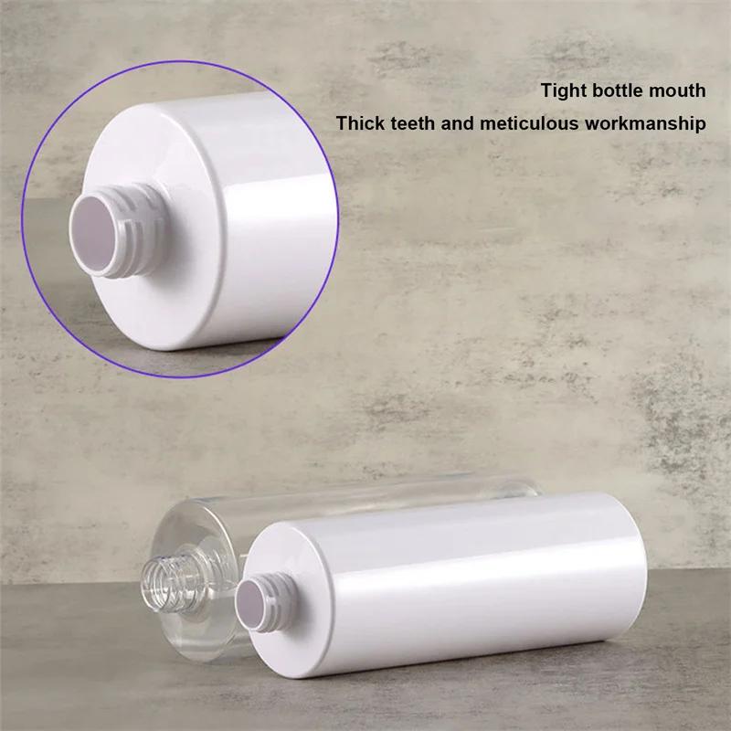 300/400/500ml Soap Dispenser Bottle Bamboo Shampoo Body Wash Conditioner With Bamboo Wood Pump Head Refill Lotion Sub Bottling