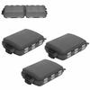 3PCS 10 Compartments Fishing Tackle Box Waterproof Fishing Hook Case  Travel Fishing