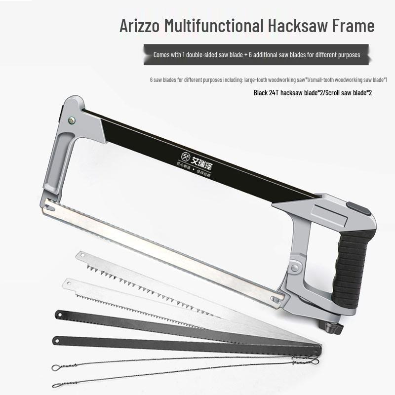 Hacksaw Frame Mini Hand Saw: Small Steel Bow for Woodworking & Metal Cutting