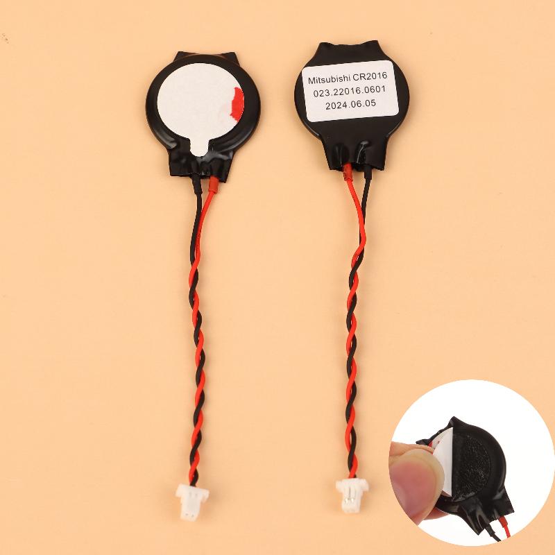 2Pcs X280 X1 Carbon 5Th 6Th With Black Flat Plug Bios Coms Button Cell Battery Lithium Battery For Notebook Motherboard