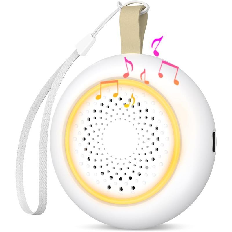 White Noise Machine, Portable Sound Machine for Baby Adult with Volume Control and Timing, 24 Soothing Sound, Noise Canceling for Sleeping,
