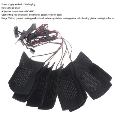 8In1 Usb Clothes Heater Pad With 3 Gear Adjustable Temperature Electric Heating Sheet Heating Warmer Pad For Vest Jacket