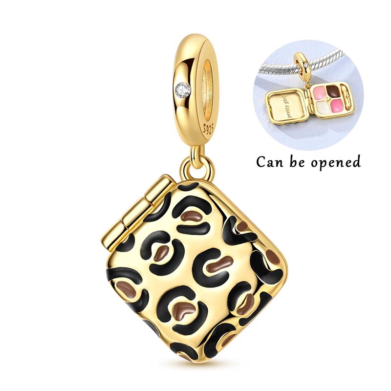 925 Sterling Silver Charms Pendant Perfume Bottle Lipstick High Heels Charming Women's Charms Fit Original Bracelet Jewelry Gift