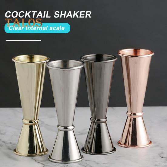 Odměrka na koktejly z nerezové oceli o objemu 1/2 oz, barmanská odměrka na koktejly, dvouhlavý design, odolný odměrka pro barmany
