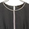 Louis Vuitton French Silk Short Sleeve Cut 36 Gray Women Used
