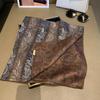 70cm Striped Paisley Square Scarf Women Lightweight Accessory Fashionable Neck Head Wrap