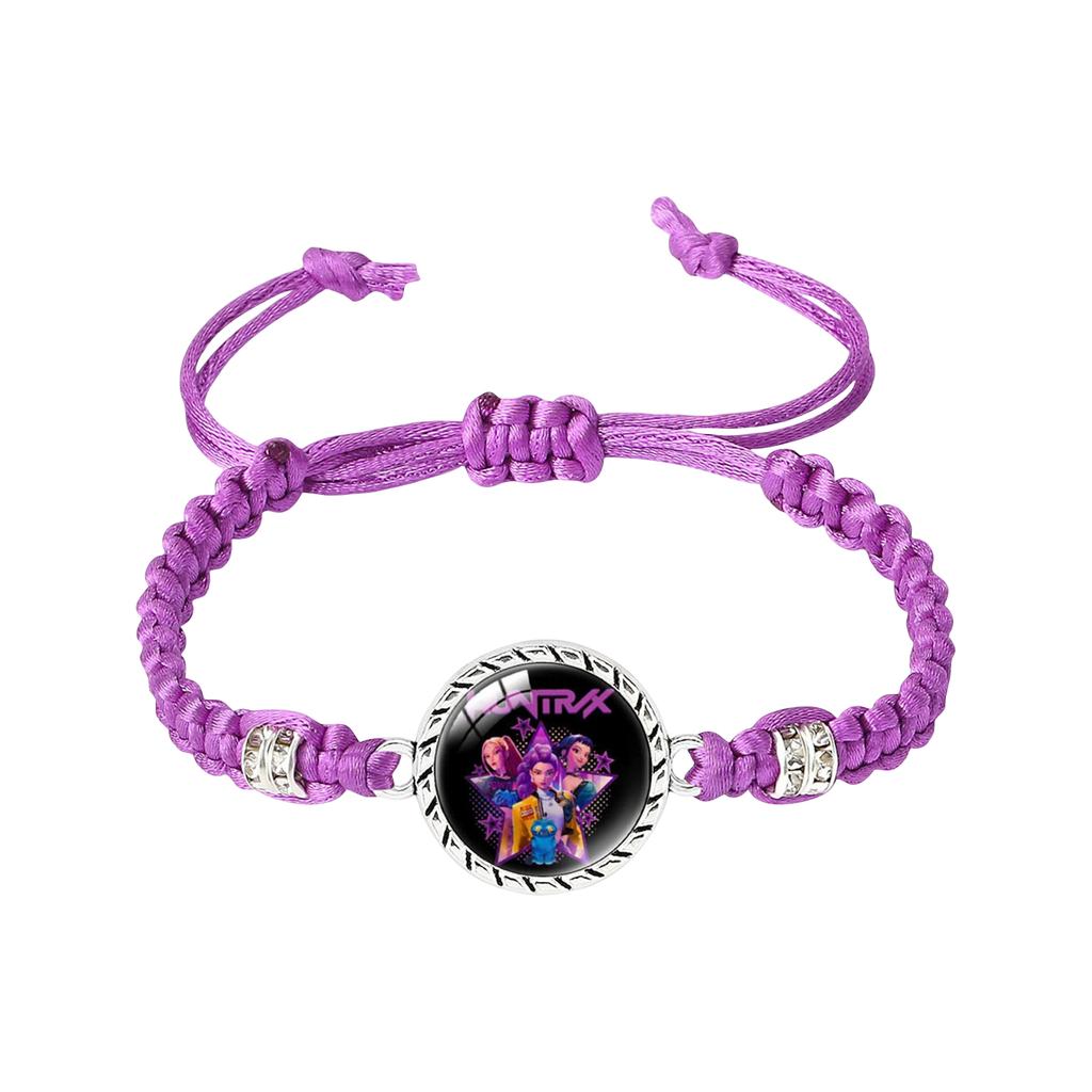 Gifts For Little Girls: Cosplay Costume Accessories, Two-tone Woven Bracelet, Wristband, Costume