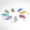 1 Pièce Pierre Naturelle Concassée Goutte de Colle Petit Poisson Décoration de Maison Ornements d'Artisanat en Forme de Petit Poisson