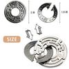 Metal Magic Baffling Puzzles Brain Teasers For Adults Kids Iq Logic Test 3Pcs Set Disentanglement Unlock Interlocking Toys