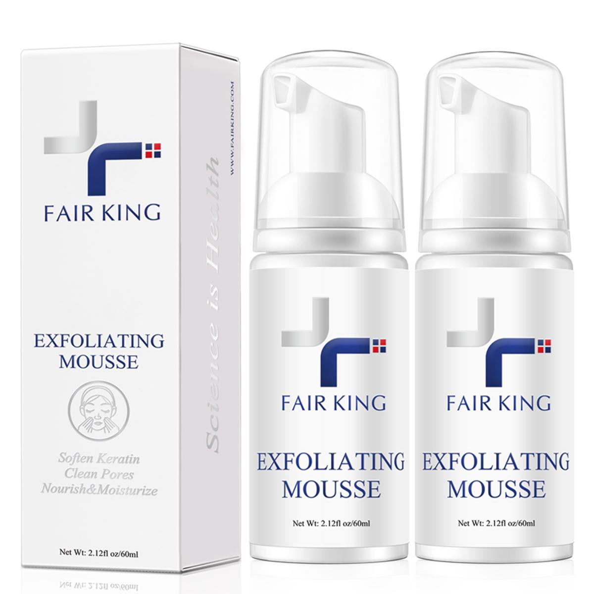 

FAIRKING Отшелушивающий мусс - Глубоко очищает поры и мягко отшелушивает 60 мл 2pcs