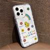 Card Slot Holder Silicone Wallet Pocket Case For iPhone 17 Air 16 14 Pro Max Oppo Reno 10 11 12 F Samsung S23 S24 S25 Plus Cover Clear Phone Bumper