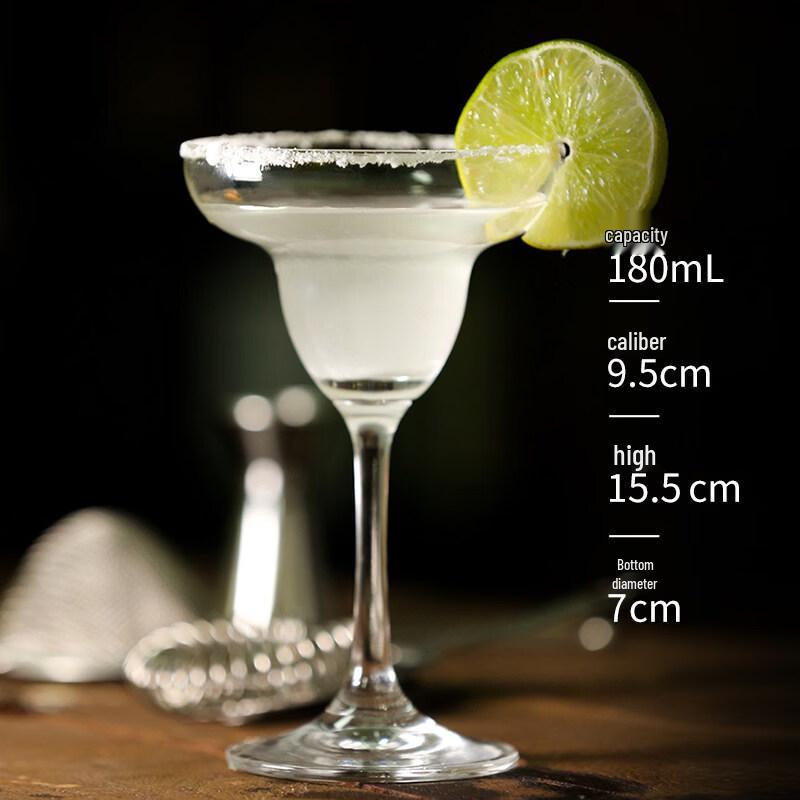 ZISIZ Handmade Margarita Cocktail Glass
